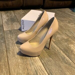 Aldo Tan Heels Classic Stiletto Pumps